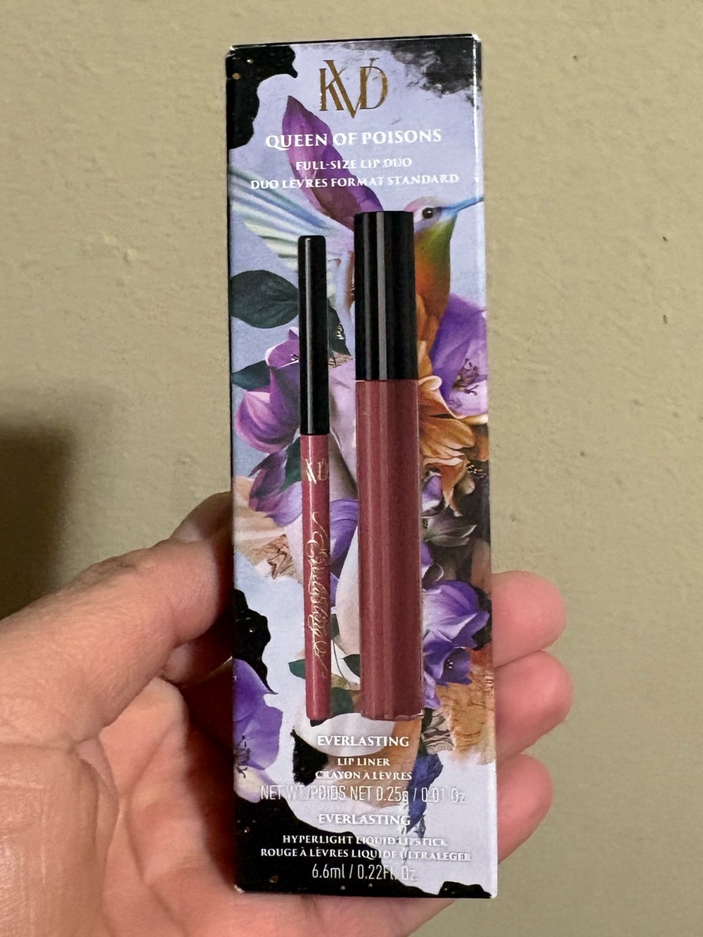 KVD Beauty Queen of Poisons 10 Everlasting Lip Duo Brand New Never Used.